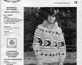 Cowichan Style Sweater #12 PDF Pattern