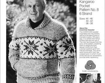 Cowichan Style Kangaroo Pocket Pullover PDF