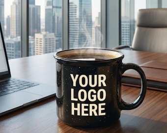 Taza de fogata con logotipo personalizado, regalo corporativo