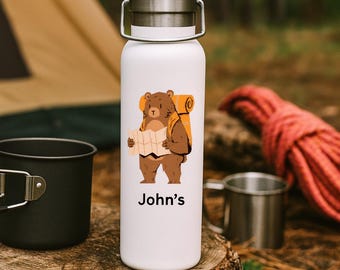 Botella de agua isotérmica personalizada de 20 oz, vaso deportivo personalizado, taza de viaje para actividades al aire libre, regalo corporativo, vaso infantil, vaso grabado para camping