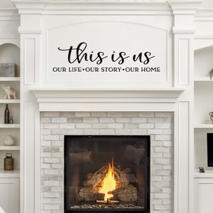This Is Us - Vinyl Quote Me Wall Art Decals #2380