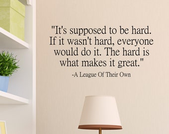 Supposed To Be Hard Etsy