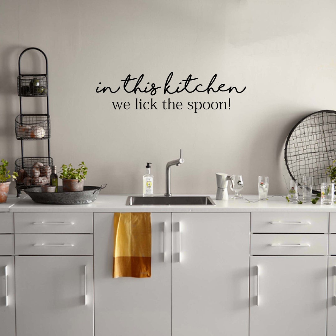 Kitchen Wall Decor Decal Sticker Kitchen Door Decals Kitchen Vinyl 2413