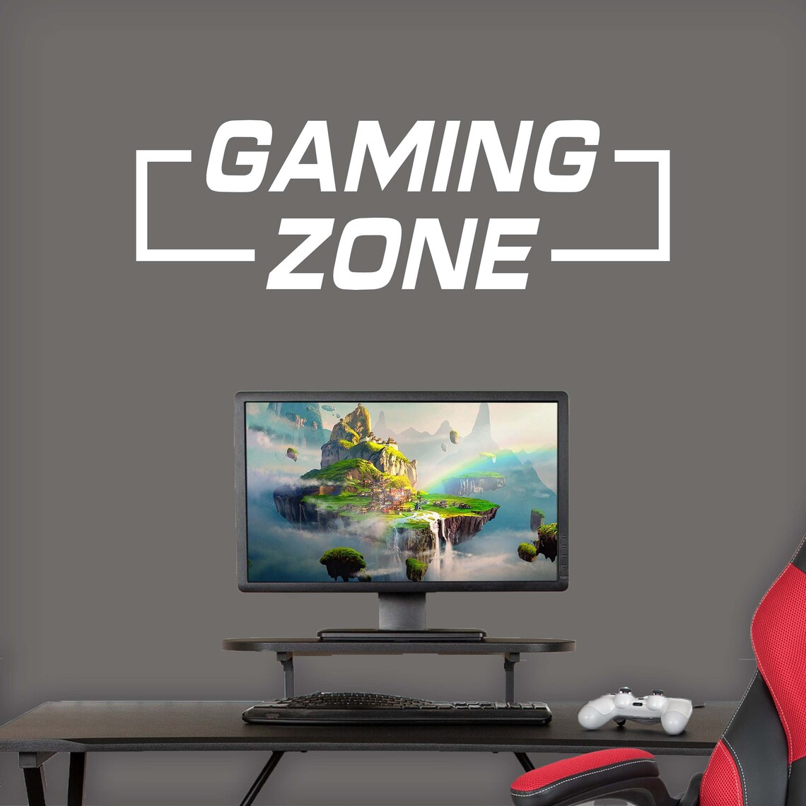 Gaming Zone Wall Decal Stickers Boys Gaming Room Decor - Etsy