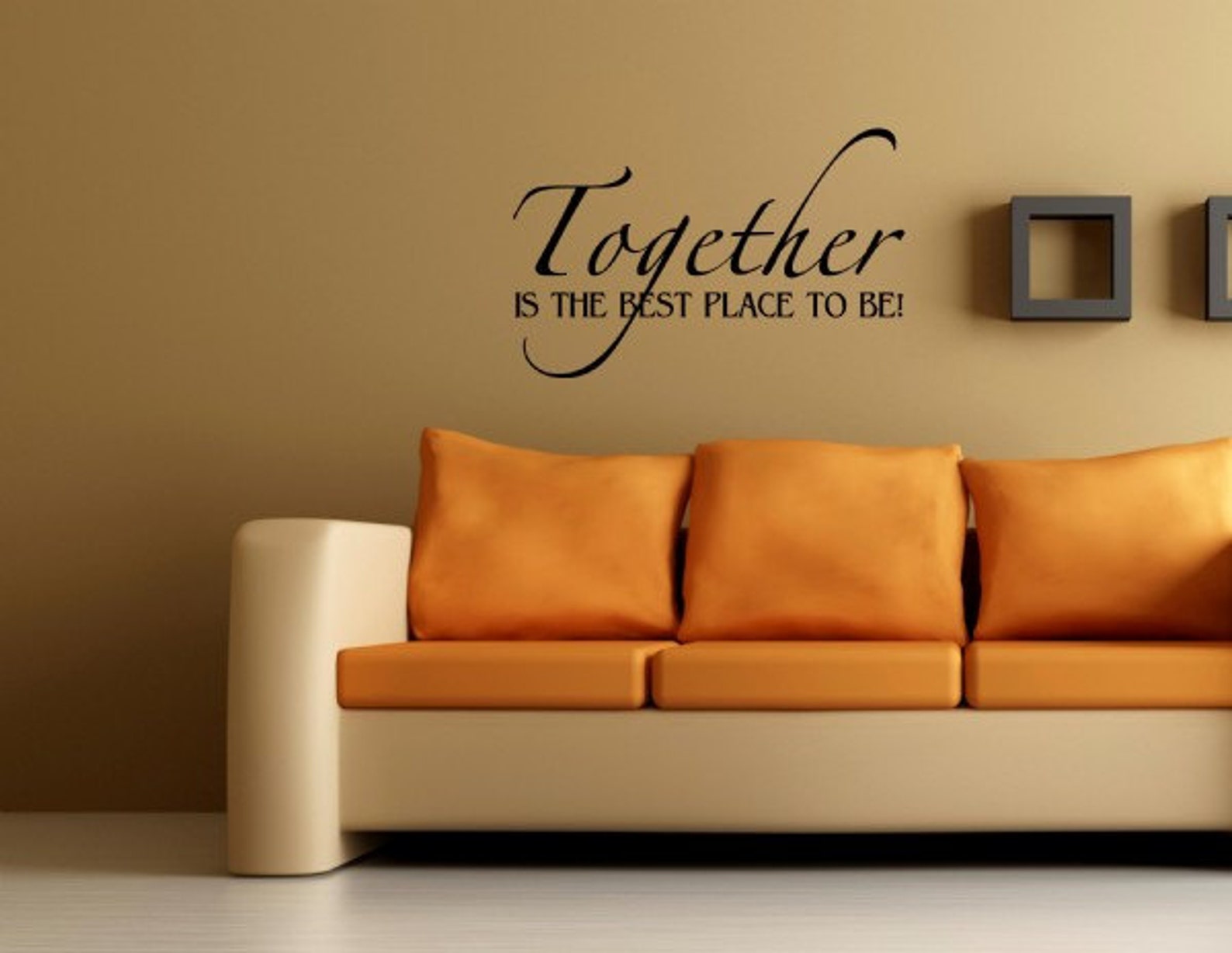 Vinyl Wall Words Quotes and Sayings 0798 Together is the Best Etsy