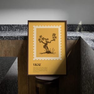 PÓSTER DE SELLO DECORATIVO A3