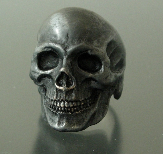 large skull ring