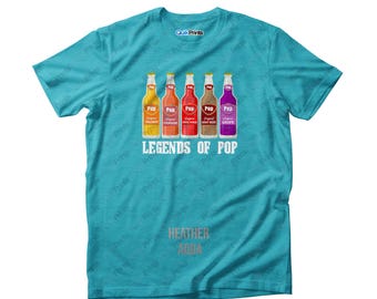 Legends of Pop Shirt (Vintage Print)  - Detroit Michigan Shirt - Adult, Tall and Youth Sizes - Many color choices - Made to Order Apparel
