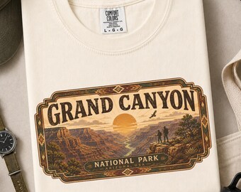Grand Canyon T-shirt, Arizona National Park Unisex Tee, Nature Lover Cotton Hiking Gift