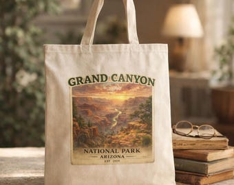 Grand Canyon Tote Bag | National Park Canvas Travel Tote