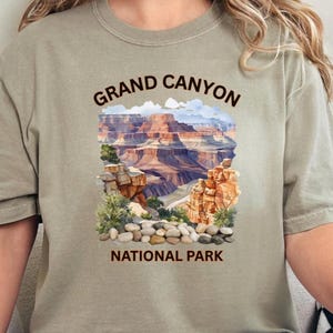 Grand Canyon National Park Unisex T-shirt, Colorful Canyon View Tee, Nature Lover Gift, Outdoor Adventure Shirt, National Park Souvenir,