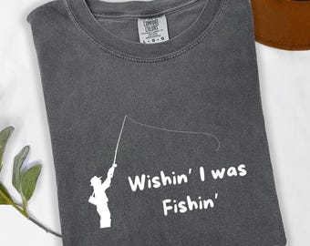 Fishing T-Shirt, Fishing Lover Gift, Funny Fisherman Shirt, Love To Fish Tee, Casual Fishing Apparel