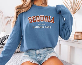 Sequoia National Park Long Sleeve T-Shirt, Unisex Comfort Colors Tee