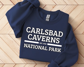 Carlsbad Caverns National Park Sweatshirt, Cozy Unisex Crewneck Jumper, Stylish Comfort for Men and Women, Warm National Park Apparel