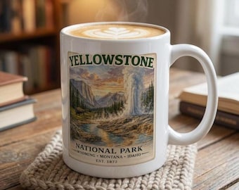 Yellowstone National Park Mug | 11oz, 15oz, and 20oz Ceramic Coffee Cup