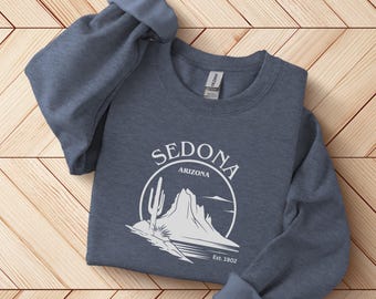 Sedona Arizona Sweatshirt, Vintage Sedona Hoodie, Arizona Desert Crewneck, Southwest Graphic Sweatshirt, National Park Style Gift