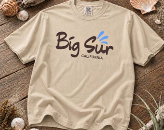 Big Sur T-Shirt | California PCH Highway 1 Tee | Scenic Coastal Roadtrip Souvenir