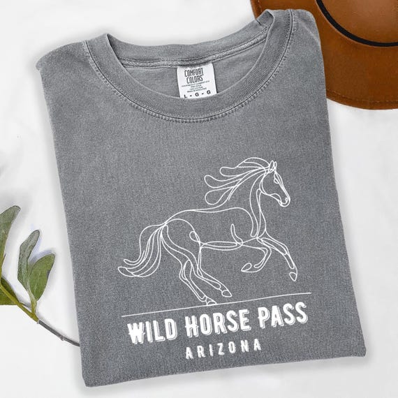 Wild Horse Pass T-shirt, Horse Lover Gift, Arizona Running Horses