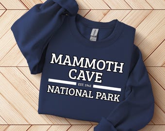 Mammoth Cave National Park Sweatshirt, Cozy Comfort Crewneck, Unisex Cave Dweller Sweater, Indiana Warm Pullover, Nature Lover Gift