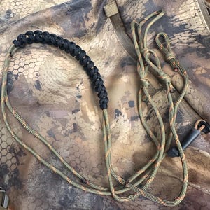 Paracord Duck Neck/ Shoulder Strap, Custom Paracord Game Carrier Tote Ducks, Doves, Squirrels, Waterfowl, Neck Strap Carrier, Duck Stringer