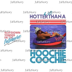 Hotter Than A Hoochie Coochie Two Sides png, Meme Summer Vacation png, Country Girl png, Graphic png, Summer Trend Png, Gift For Her