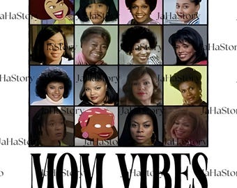 90’S Mom Vibes Instant Download, Funny Mom Digital File, Cool Moms Club Shirt Design, Funny Mom Life Png, Mother's Day Gift, Cool Mom Gifts