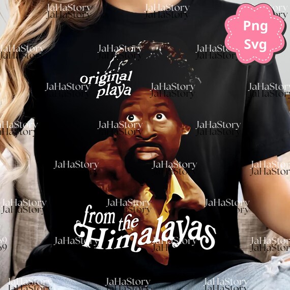 Martin Lawrence PNG, Original Playa From The Himalayas Sublimation Design, Vintage Comedy Digital Download, Retro Movie Clipart