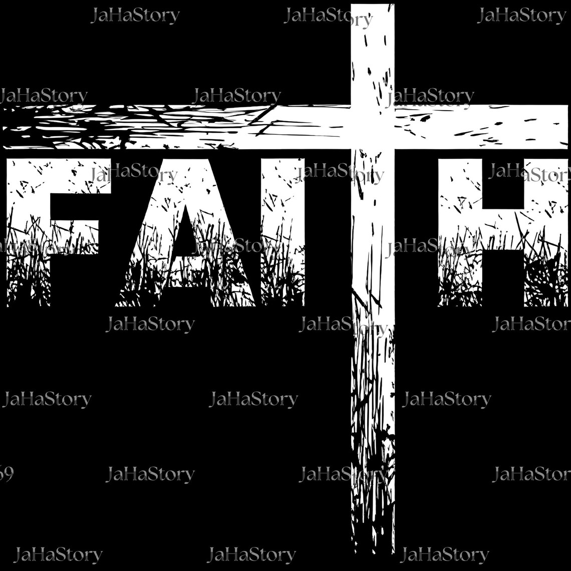 Faith Cross SVG Digital Download, Jesus Cross SVG Cut File, Religious ...