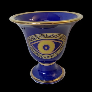Pythagoras Eye Theme Pythagorean Cup fair cup of justice color dark blue