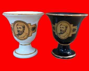 Pythagorean Cup fair cup of justice set 2 cups Pythagoras Theme