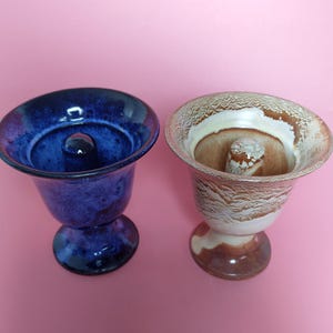 Pythagoras brown blue design Pythagorean Cup fair cup of justice 2 cups set