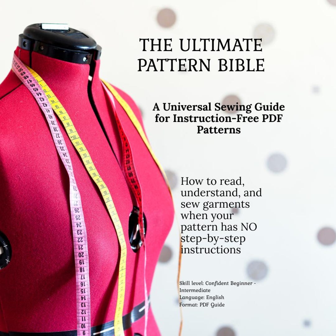 Hand Sewing Guide.pdf Sewing Pattern Guide PDF | How to Sew Without Instructions | Universal ...