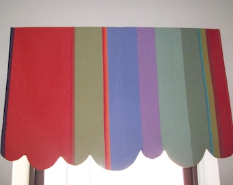 Downloadable PDF Pattern Whimsical Window Valance Kids Room Decor