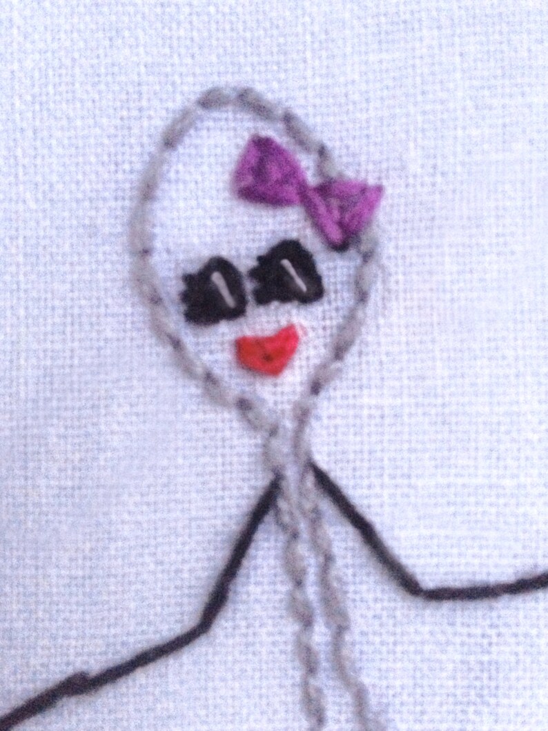 Spork Pattern Embroidery PDF Pattern Spoon Fork and Baby Spork Vintage Style Kitchen ...