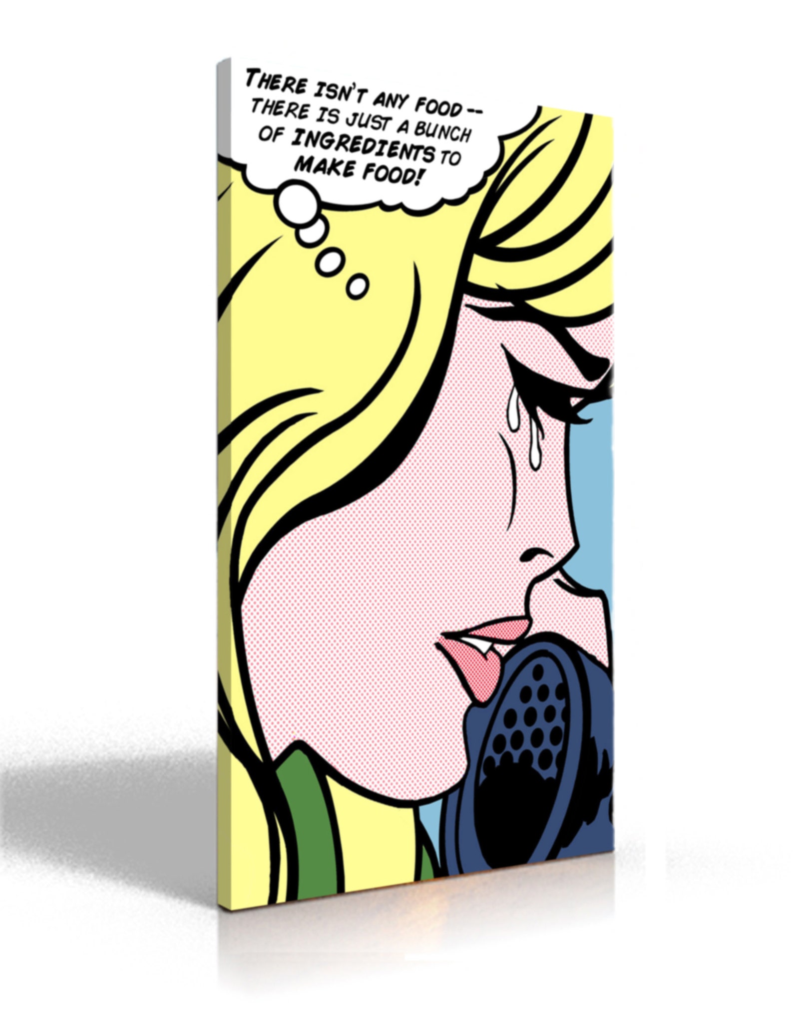 Pop art print kitchen wall decor now available on paper OR Etsy