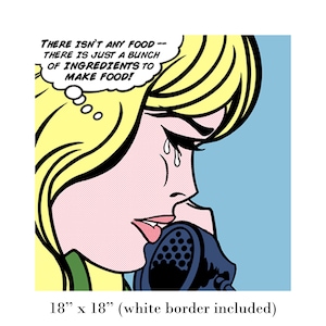Pop Art Print, Kitchen Wall Decor, Now Available on Paper OR CANVAS - Etsy