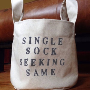 Featured on the Today Show: Single socks solution laundry organization lost sock lone sock hamper bag bin