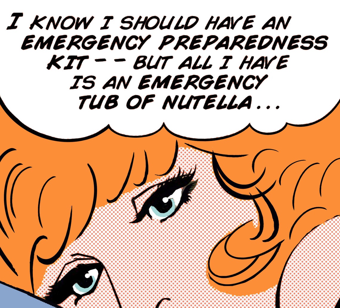 Funny Original Pop Art Print Kitchen Wall Decor Original Pop | Etsy