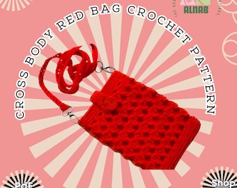 GEHAAKT PATROON Crossbodytas, gehaakt crossbodypatroon, gehaakte portemonnee, gehaakte tas, patroon crossbodytas (digitale download pdf)
