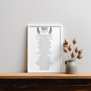 Psalm 91 kunst aan de muur, bijbelvers afdrukbaar, christelijke afdrukbare, moderne christelijke muurkunst, Psalm 91 digitale download, afdrukbare Psalm 91