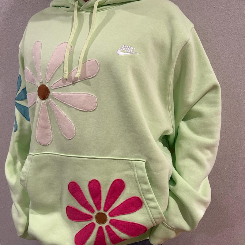 Mnike Reworked Reworked Nike Mens Hoodie - Etsy