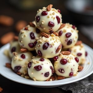 BEST RECIPE for Ever White Chocolate Cranberry Pecan Clusters | No-Bake Treats | Printable Dessert Recipe | Download Pdf