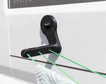 Magnetic clothes dryer 2.0 for camper vans and panel vans