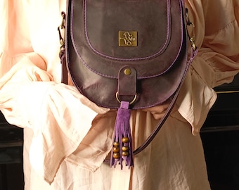 Genuine leather women mini bag