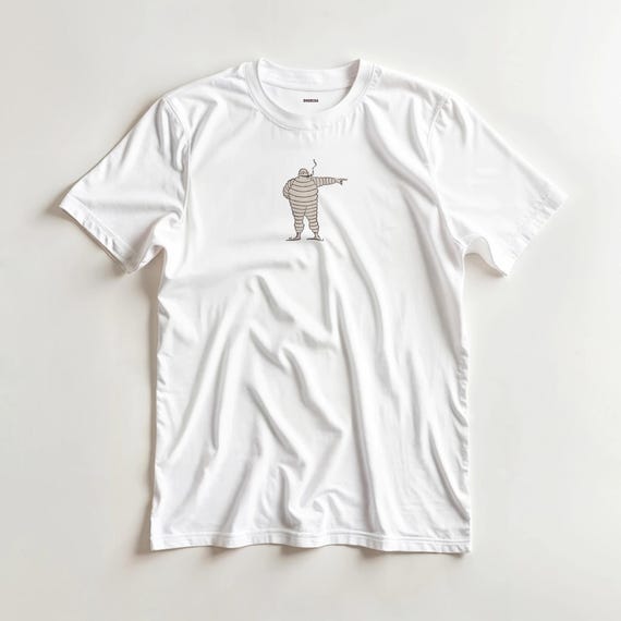 Vinatage Michelin Man - Heavyweight Unisex Crewneck T-shirt 
