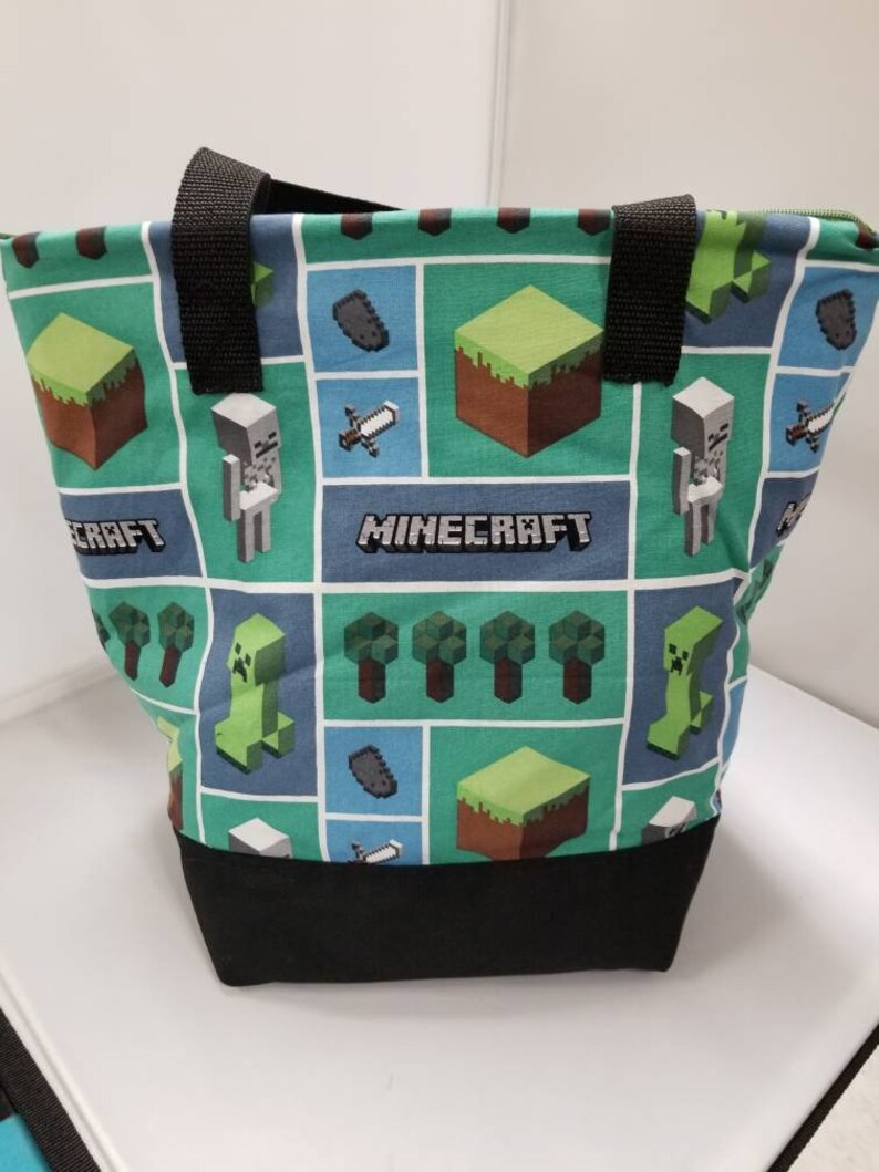 minecraft lunch bag