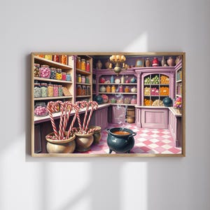 Candy Shop Jigsaw Puzzle: Colorful Vintage Sweet Treats, Family Fun