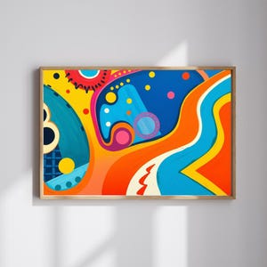 Abstract Jigsaw Puzzle: Colorful Brain Teaser for Art Lovers