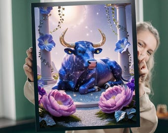 Celestial Taurus Puzzle: Cosmic Zodiac Jigsaw Game