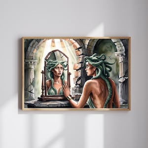 Medusa Jigsaw Puzzle: Greek Mythology Art, Family Game